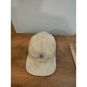 Vintage Carhartt Winter Hat Ear Flap Insulated Canvas XL Made In USA Cap Lined